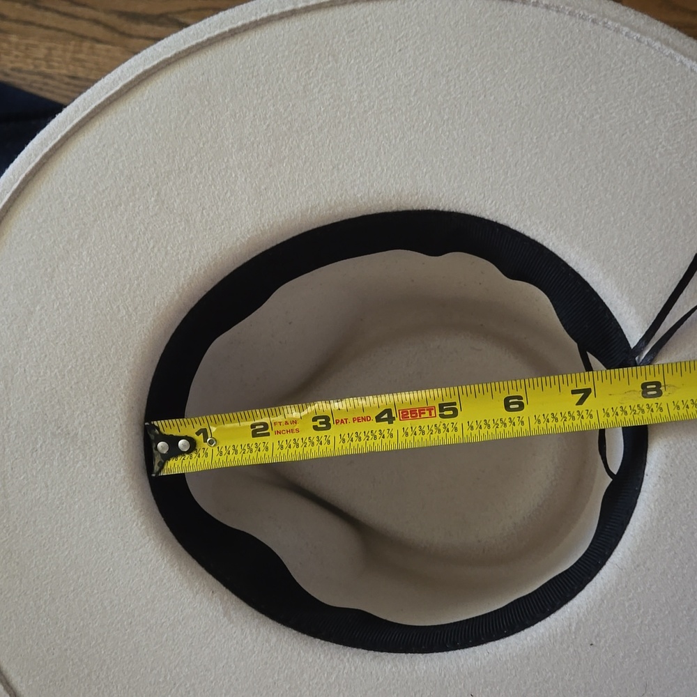 White Rancher Fedora Hat - Picture 5 of 6